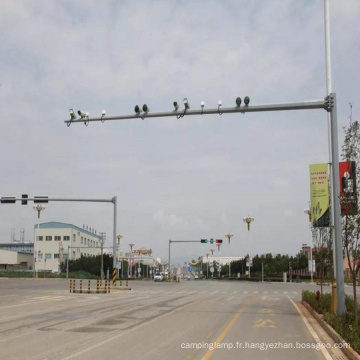 Pôle lumineux de signal de circulation galvanisé avec qualité supérieure